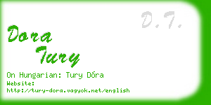 dora tury business card